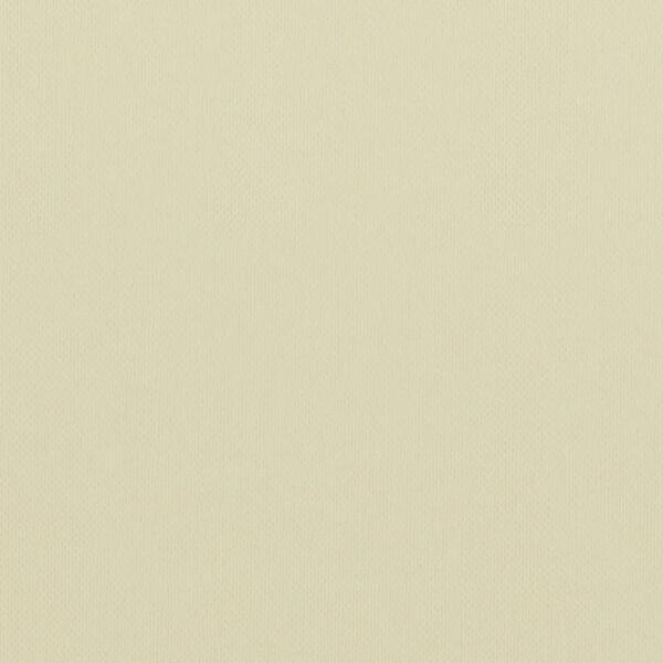 vidaXL Balkongskjerm kremhvit 120x600 cm oxfordstoff