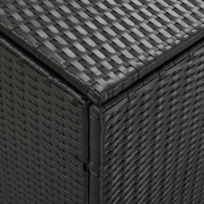 vidaXL Utendørs oppbevaringsboks polyrotting 180x90x70 cm svart