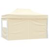 vidaXL Partytelt Krem 280 x 410 x 315 cm Oxford Stoff