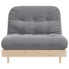 vidaXL Futonsofa med madrass 100x206x11 cm heltre furu