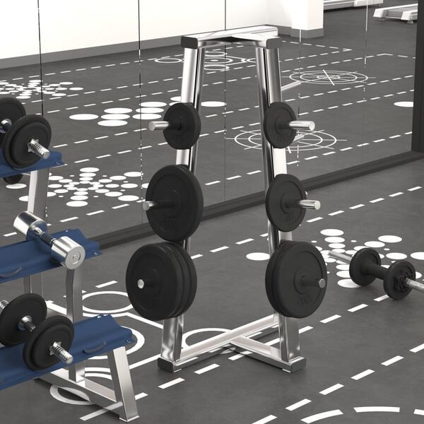 vidaXL Vektskive 40 kg st&oslash;pejern