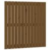 vidaXL Veggmontert hodegavl honningbrun 82,5x3x90 cm heltre furu