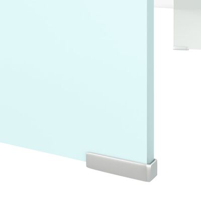 vidaXL TV-benk glass grønn 90x30x13 cm