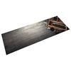 vidaXL Kj&oslash;kkenteppe vaskbar Wine Bottle 45x150 cm fl&oslash;yel