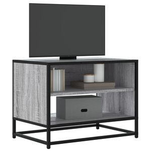 vidaXL TV-benk gr&aring; sonoma 61x40x46 cm konstruert tre og metall