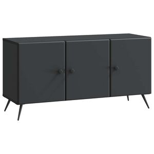 vidaXL TV-skap Svart 99 x 34,5 x 50 cm Konstruert tre