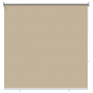 vidaXL Utend&oslash;rs Rullegardin med UV-beskyttelse Beige Polyester