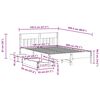 vidaXL Sengeramme uten madrass 140x200 cm heltre furu