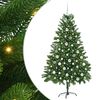vidaXL Juletre med 300 LED med stativ gr&oslash;nn 180 cm PE
