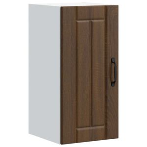 vidaXL Kj&oslash;kken veggskap Lucca brun eik konstruert tre