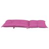 vidaXL Stolputer h&oslash;y ryggst&oslash;tte 4 stk rosa 120x50x7 cm stoff