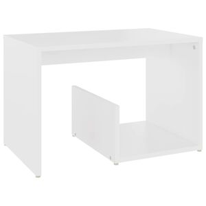 vidaXL Sidebord hvit 59x36x38 cm konstruert tre