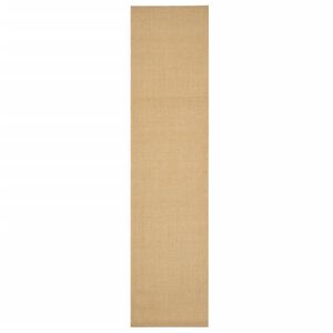 vidaXL Teppe naturlig sisal 80x350 cm
