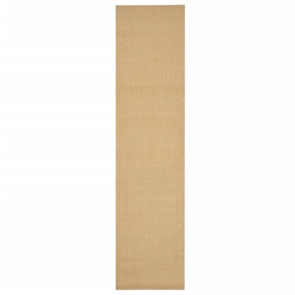 vidaXL Teppe naturlig sisal 80x350 cm