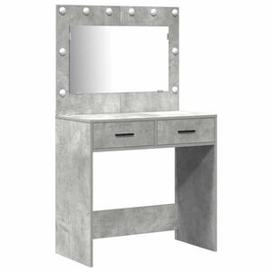 vidaXL Sminkebord 2 stk. Gr&aring; 78,5 x 41 x 135 cm Konstruert tre
