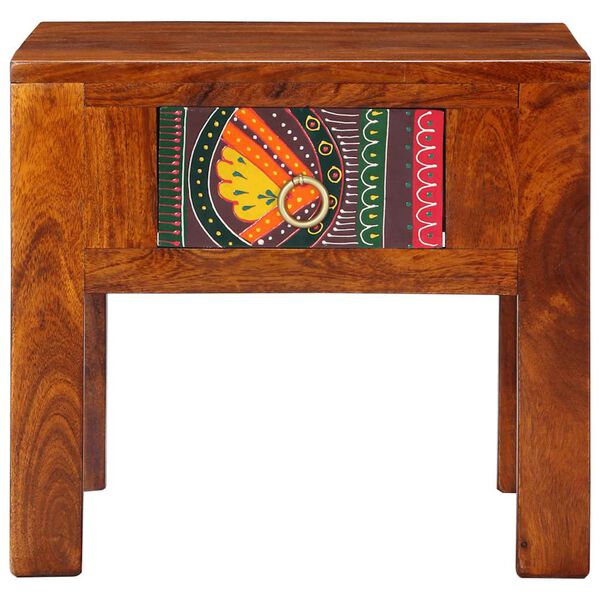 vidaXL Nattbord 40x40x36 cm heltre akasie