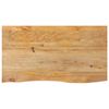 vidaXL Bordplate 120x60x2,5 cm naturlig kant heltre mango