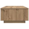 vidaXL Kaffebord med skuff Artisan Eik 95 x 55 x 31 cm Konstruert tre