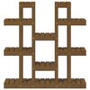 vidaXL Plantestativ honningbrun 104,5x25x109,5 cm heltre furu