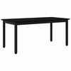 vidaXL Kaffebord Svart Eik 100 x 50 x 45 cm Konstruert tre