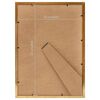 vidaXL Fotorammekollasj for bord 5 stk gull 15x21 cm MDF