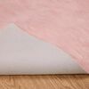 vidaXL Faux Skinnmatte Tafalla Rosa 60 x 110 cm Polyester