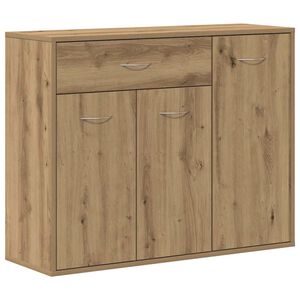 vidaXL Skjenk artisan eik 88x30x70 cm konstruert tre