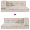 vidaXL Palle sofa pute Krem stoff