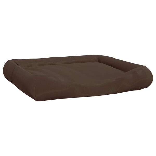 vidaXL Hundesofa med puter brun 135x110x23 cm oxford-stoff