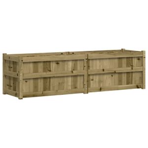 vidaXL Hageplantekasse 180x50x50 cm impregnert furu