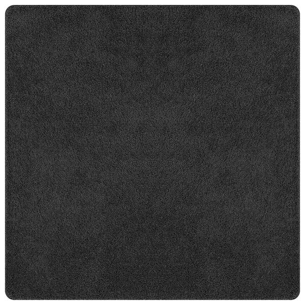 vidaXL Anti-sklisikker Shaggy Teppe M&oslash;rke gr&aring; 200 x 200 cm PP