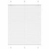 vidaXL pliss&eacute;gardin Hvit 110x150 cm Stoff Bredde 109,4 cm Polyester