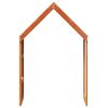 vidaXL Tak for barneseng voksbrun 55x99x139,5 cm heltre furu