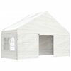 vidaXL Paviljong med tak hvit 11,15x5,88x3,75 m polyetylen