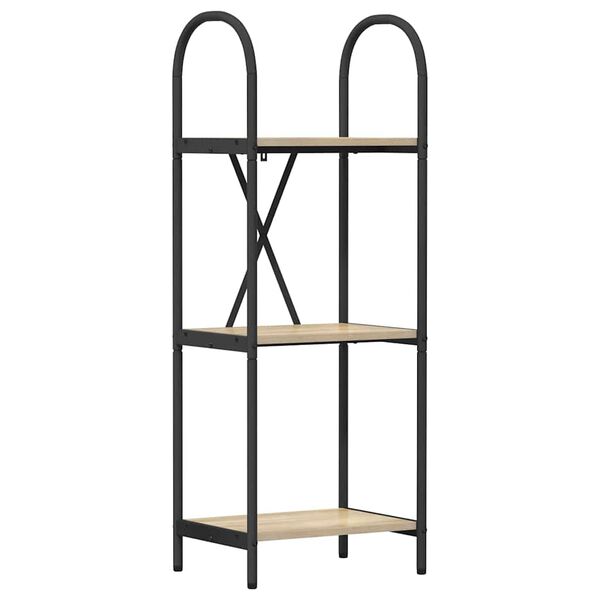 vidaXL Bokhylle Sonoma eik 40 x 30 x 109 cm Konstruert tre