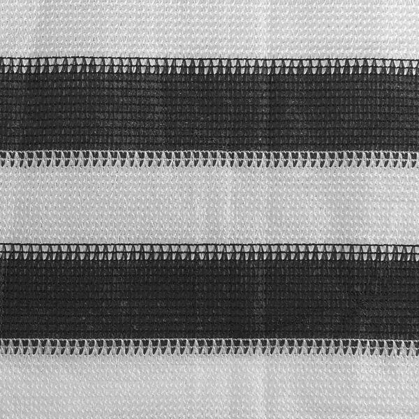 vidaXL Balkongskjerm HDPE 75x600 cm Antrasitt og Hvit