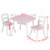 KidKraft Oppbevaringsbord- og stolsett rosa heltre 26165