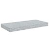 vidaXL Flytende vegghyller 4 stk betonggr&aring; 50x23x3,8 cm MDF