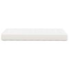 vidaXL Sengemadrass med madrass Krem 90 x 190 cm stoff