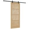 vidaXL Skyved&oslash;r ORKDAL 86 x 211 cm Heltre furu Naturlig