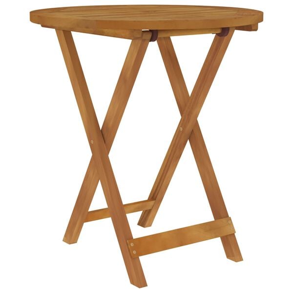 vidaXL Utend&oslash;rs sammenleggbar spisestue 3 deler heltre akasie