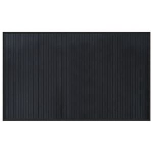 vidaXL Teppe rektangul&aelig;rt svart 60x100 cm bambus