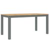 vidaXL Spisebord PANAMA gr&aring; 160x80x75 cm heltre furu
