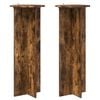 vidaXL Planteholder 2 pcs R&oslash;kt Eik &Oslash;40 x 100 cm Konstruert tre