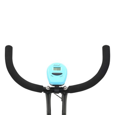 vidaXL Treningssykkel beltemotstand blå X-Bike