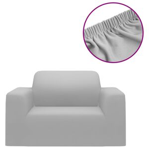 vidaXL Sofaovertrekk polyester grå