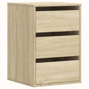 vidaXL Kommode sonoma eik 40x41x58 cm konstruert tre