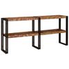 vidaXL Konsollbord Flerfarget 160 x 33 x 75 cm Massiv Reclaim Tre
