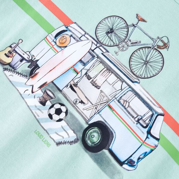 T-skjorte for barn lysemynte 104