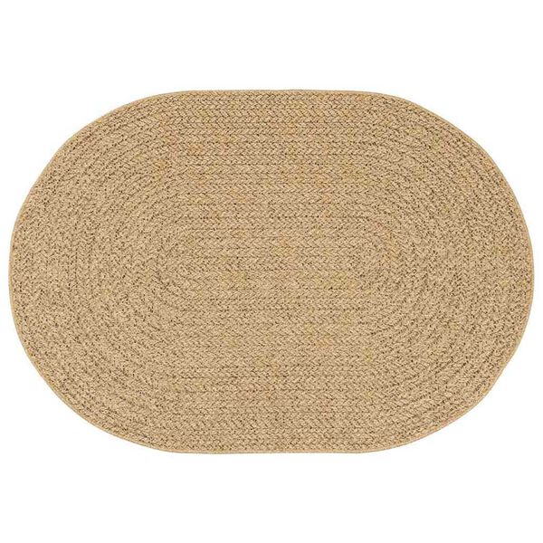 vidaXL Teppe ZIZUR Brun 170 x 120 cm Polypropen